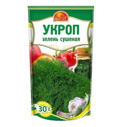 Укроп сушеный, Русский Аппетит 30 г дой-пак